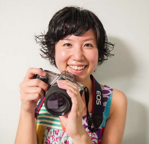 Ayumi with camera